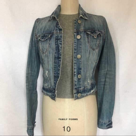 American Eagle S/M stonewash Jean jacket - Picture 1 of 6